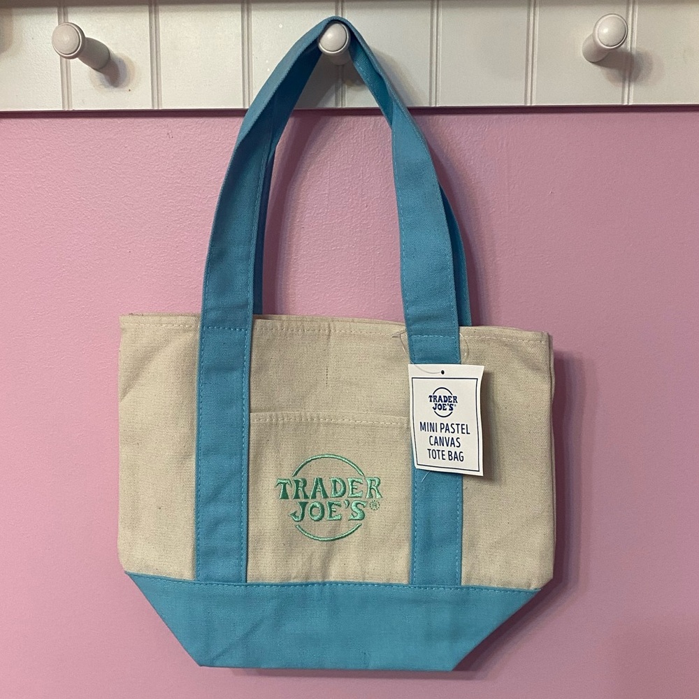 Trader Joe’s 2026 Mini Blue Tote Bag